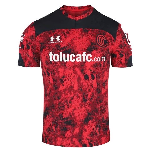 Thailande Maillot Football Deportivo Toluca Domicile 2021-22 Rouge